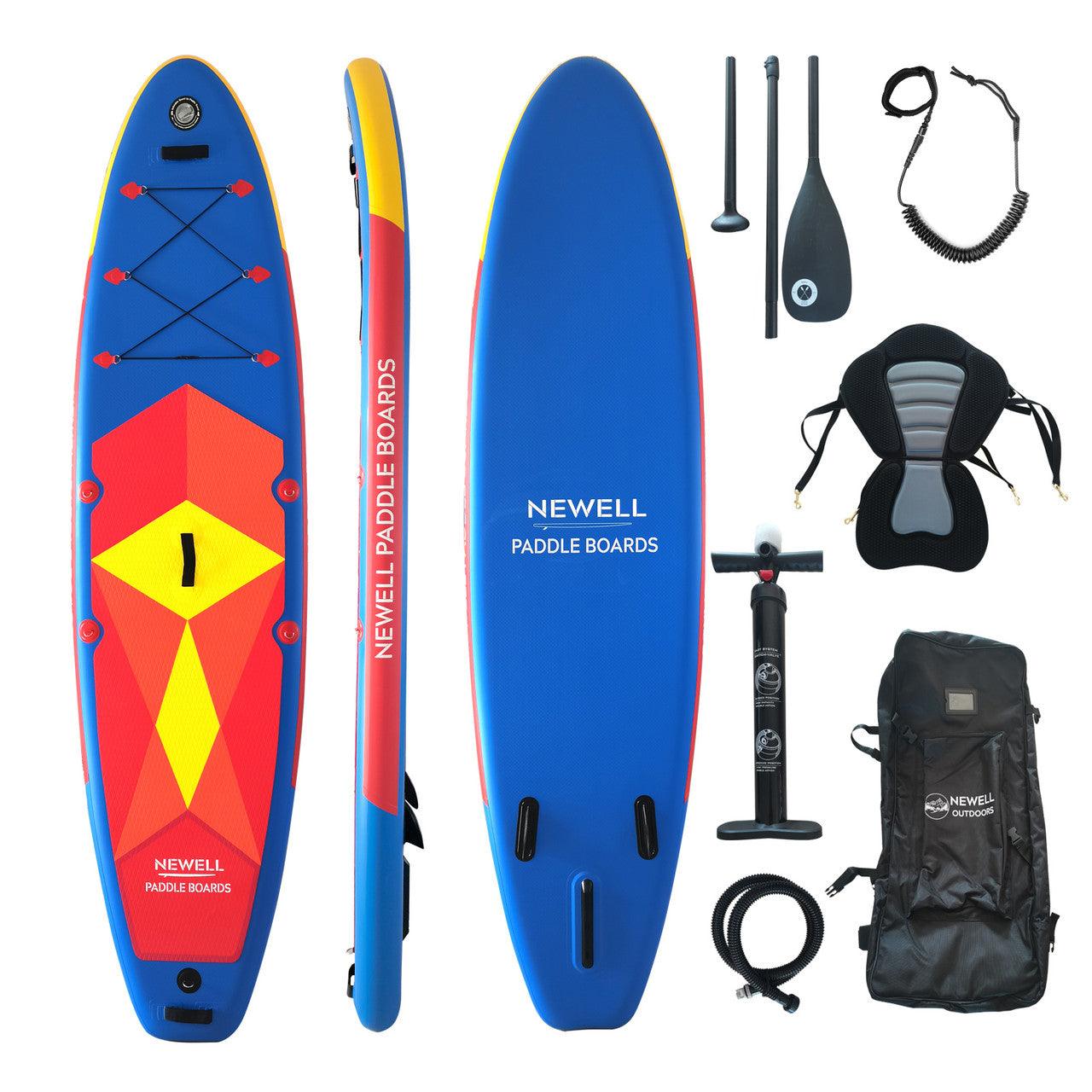 The Retro Rider paddleboard by Newell Outdoors.