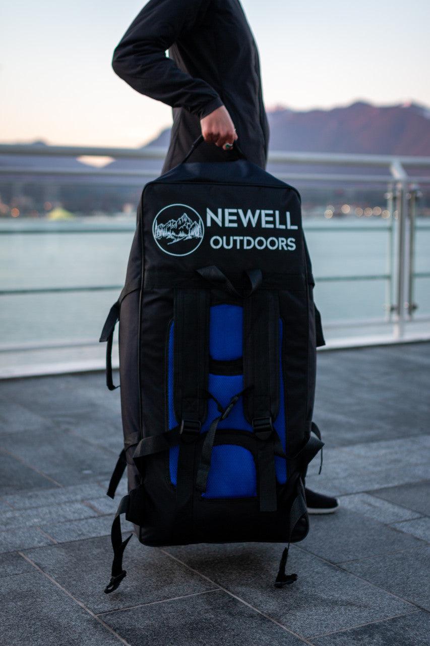 The Calypso paddleboard bag by Newell Outdoors.