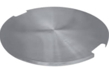 Stainless-Steel Fire Table Cover - Round - Newell Outdoors